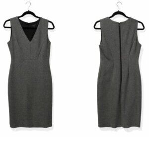 Ann Taylor Gray Sheath Dress – Size 4